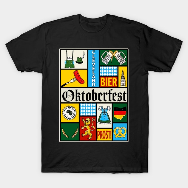 Prost! Beer Pretzel Lover Oktoberfest Festival 2023 Drinking T-Shirt by JennyArtist